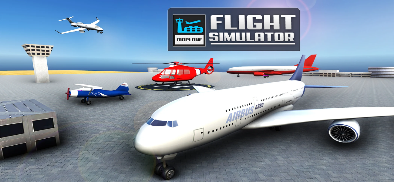 Airplane Simulator Flight Game - عکس بازی موبایلی اندروید
