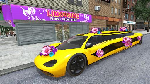 Luxury Wedding Limousine Taxi - Gameplay image of android game