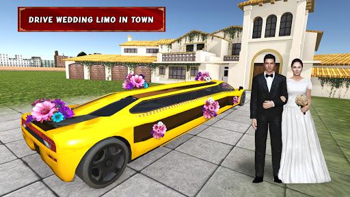 Luxury Wedding Limousine Taxi - Gameplay image of android game