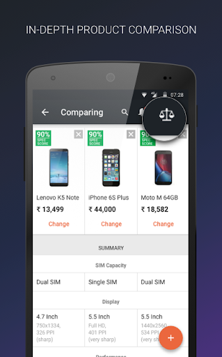 Mobile Price Comparison App - عکس برنامه موبایلی اندروید