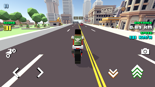 Blocky Moto Racing: Bike Rider - عکس بازی موبایلی اندروید