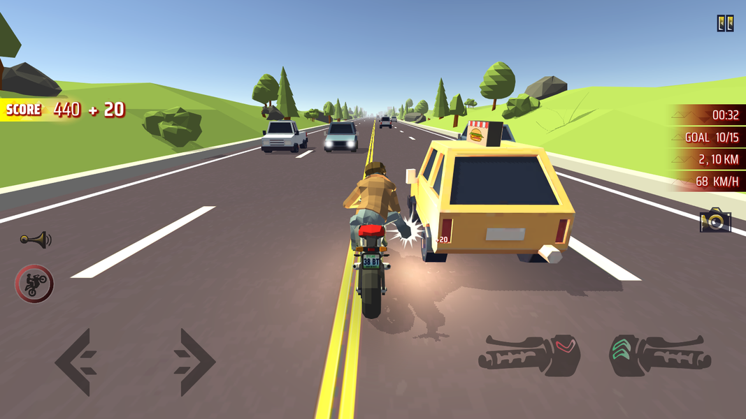 Moto Mad Racing: Bike Game - عکس بازی موبایلی اندروید