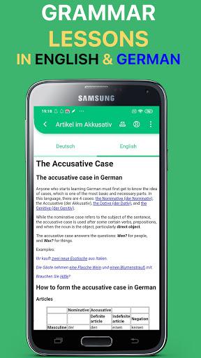 Learn German With Explanation - عکس برنامه موبایلی اندروید