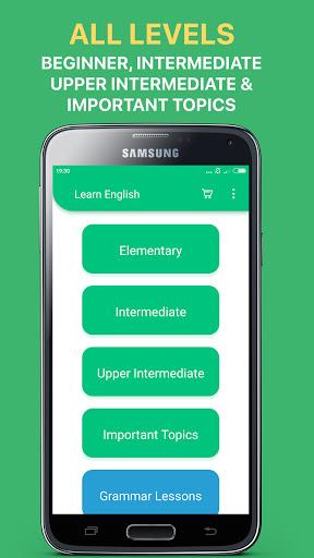 English Grammar Exercises - Image screenshot of android app