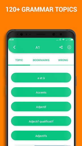 Learn French Beginner Grammar - عکس برنامه موبایلی اندروید