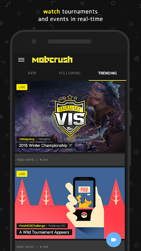 Mobcrush: Livestream Games - Image screenshot of android app