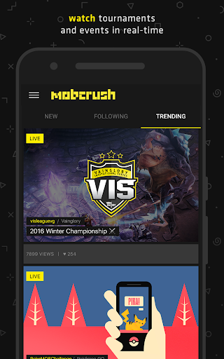 Mobcrush: Livestream Games - عکس برنامه موبایلی اندروید