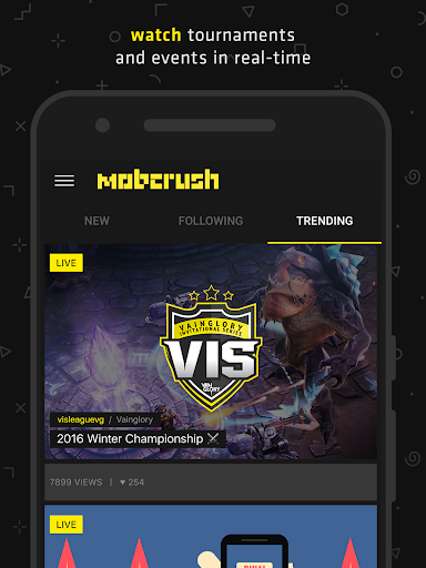 Mobcrush: Livestream Games - عکس برنامه موبایلی اندروید
