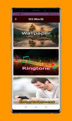 Samsung galaxy S22 Ultra 5G - Image screenshot of android app