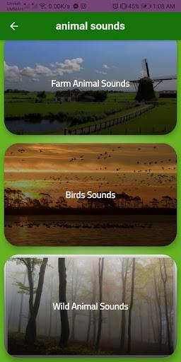 Animal sounds of all kinds - عکس برنامه موبایلی اندروید