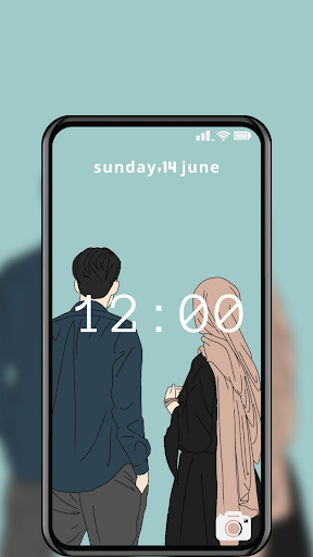 cute couple wallpaper - Image screenshot of android app