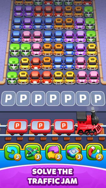 Car Match Traffic Puzzle Jam - Gameplay image of android game