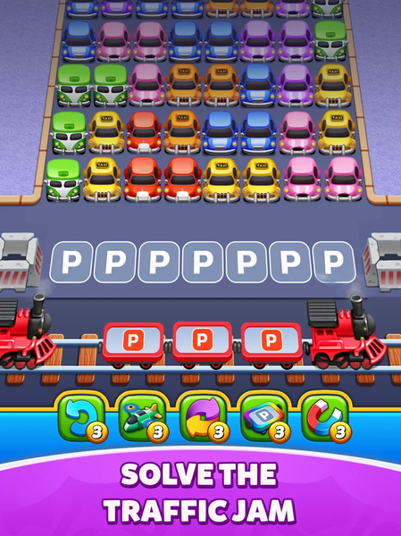 Car Match Traffic Puzzle Jam - Gameplay image of android game