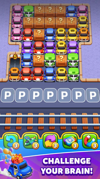 Car Match Traffic Puzzle Jam - Gameplay image of android game
