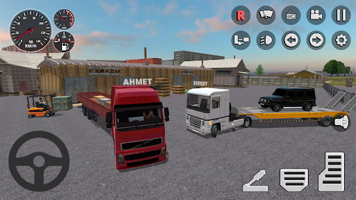 Hard Truck Driver Simulator 3D - Gameplay image of android game