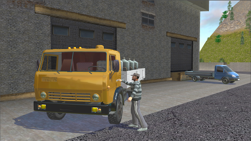 Hard Truck Driver Simulator 3D - Gameplay image of android game