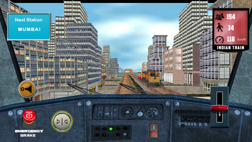 Indian Train Driving 2021 - Gameplay image of android game