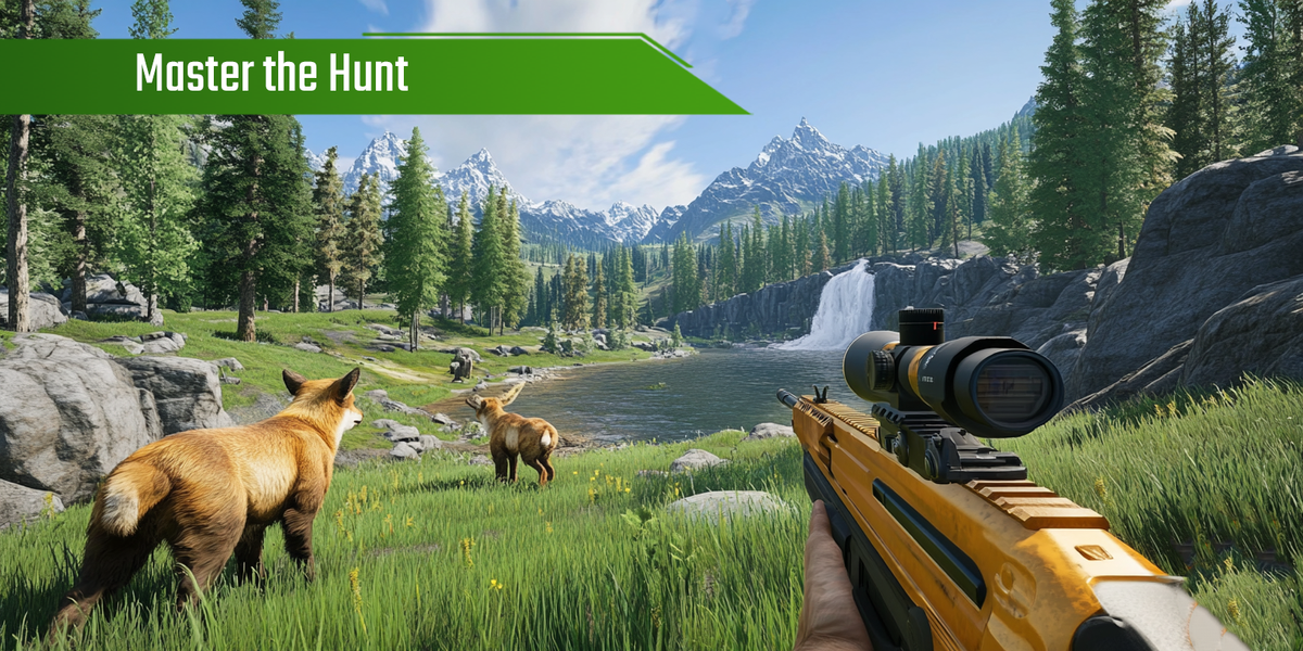 Sniper hunting jungle animals - عکس بازی موبایلی اندروید