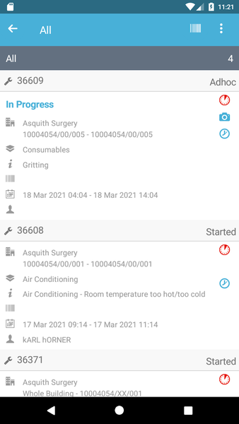 NHS PS - Image screenshot of android app