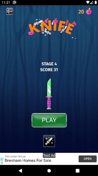 Knife Master - Gameplay image of android game