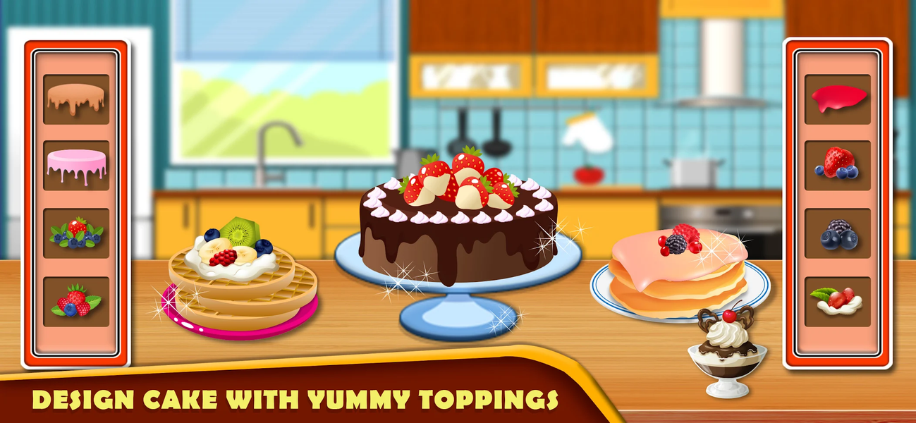 Kitchen Chef Food Making Games - Gameplay image of android game