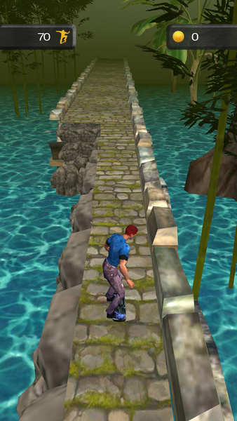 Temple Skater 3D - Gameplay image of android game