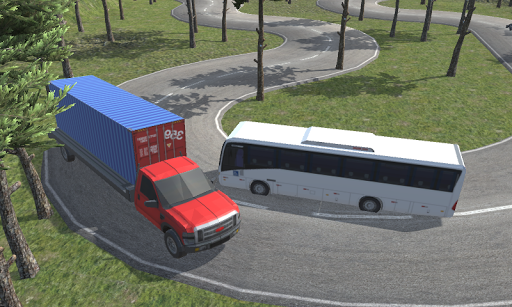 Transporter Truck Simulator - Gameplay image of android game