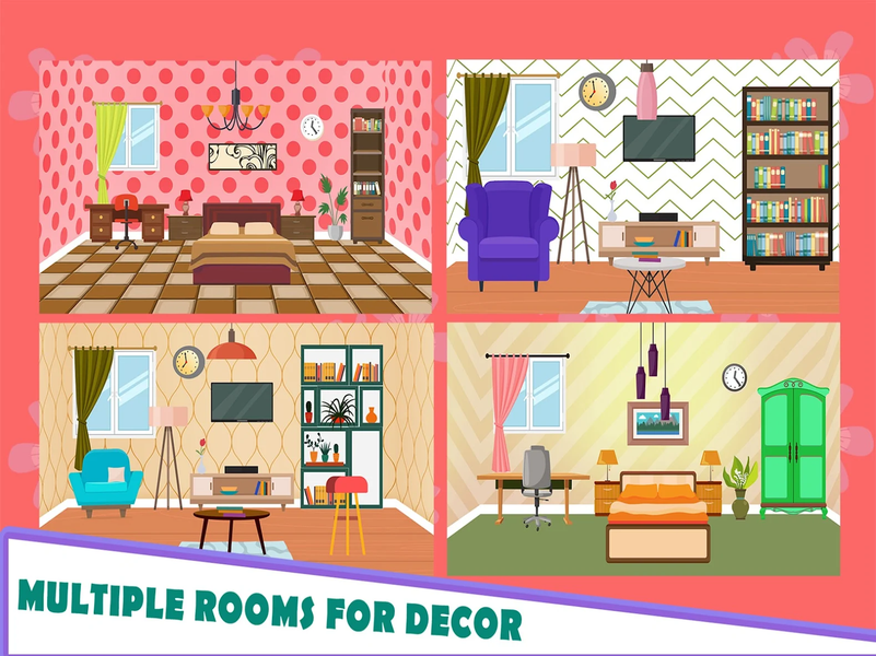 DIY Decor Home Makeover Games - عکس بازی موبایلی اندروید