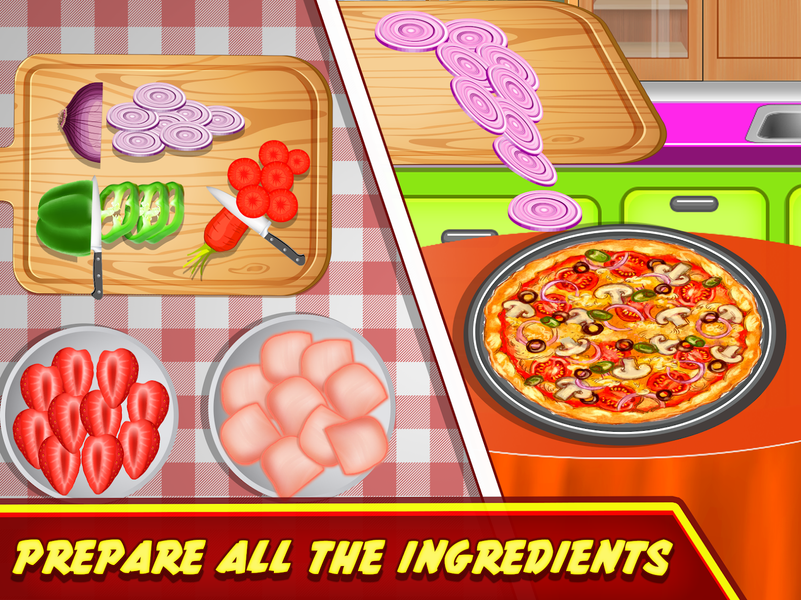 Pizza Maker Kitchen Cooking - Gameplay image of android game