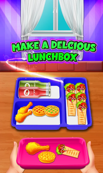 Lunch Box Games: DIY Lunchbox - Gameplay image of android game