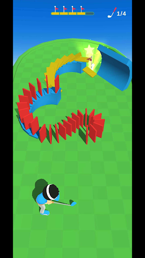 Domino Golf - Perfect Shot - Gameplay image of android game