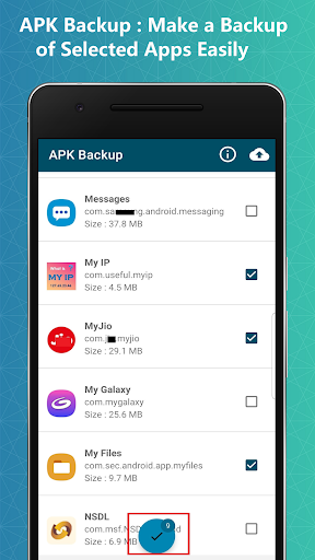 APK Extractor, APK Backup, APK Share - عکس برنامه موبایلی اندروید