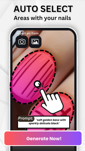 Try Nails-AI Fake Nail Designs - عکس برنامه موبایلی اندروید
