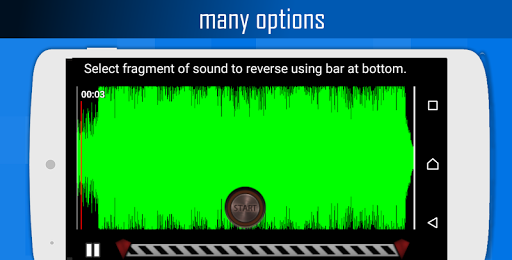 Reverse Sound: talk backwards - Image screenshot of android app