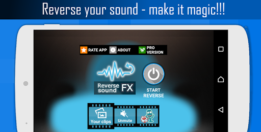 Reverse Sound: talk backwards - عکس برنامه موبایلی اندروید
