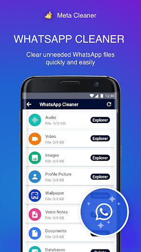 Meta Cleaner - Clean & Booster - عکس برنامه موبایلی اندروید