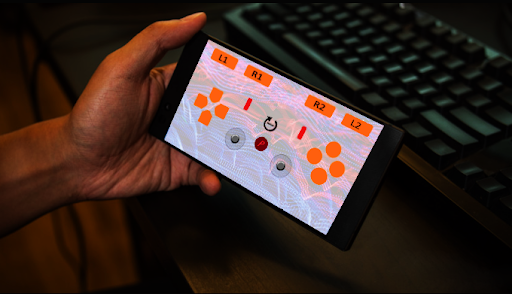 mobile gamepad  : controller for PS 2-3 PS4 EX pc - Image screenshot of android app