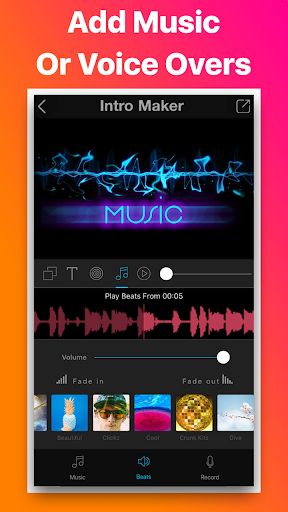 Intro Movie Vlog Trailer Maker For Music & Videos - Image screenshot of android app