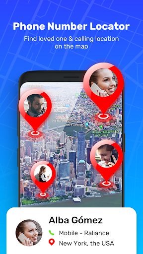 Phone Number Locator Caller id - عکس برنامه موبایلی اندروید