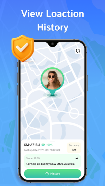 Mobile Phone Positioning - عکس برنامه موبایلی اندروید