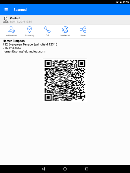 QR Code Reader QR Code Scanner - عکس برنامه موبایلی اندروید