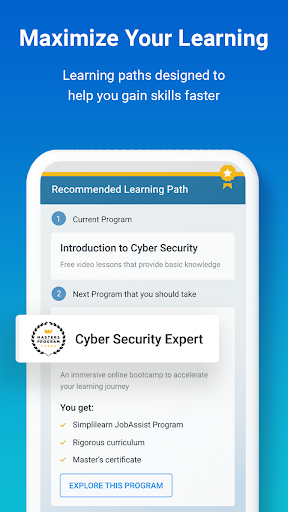 Simplilearn: Online Learning - عکس برنامه موبایلی اندروید