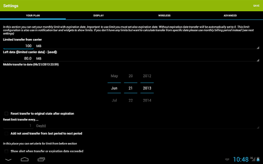 Mobile Counter | Data usage | Internet traffic - عکس برنامه موبایلی اندروید