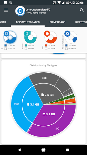 Storage Analyzer & Disk Usage - عکس برنامه موبایلی اندروید