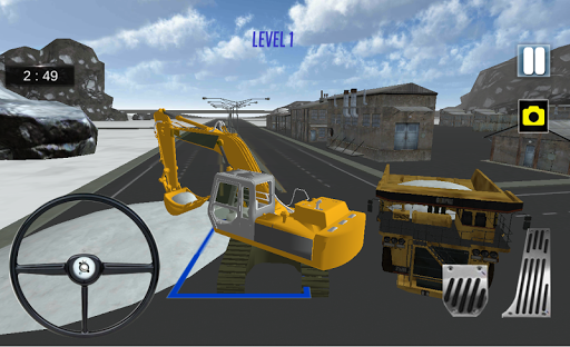 Heavy Snow Rescue Excavator 3D - عکس بازی موبایلی اندروید