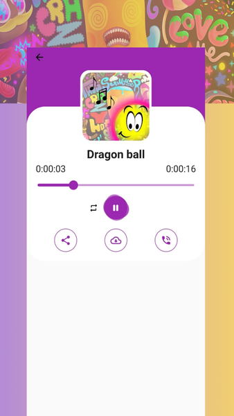 Cartoon ringtones app - Image screenshot of android app