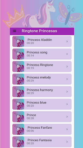 Princess ringtone - Image screenshot of android app