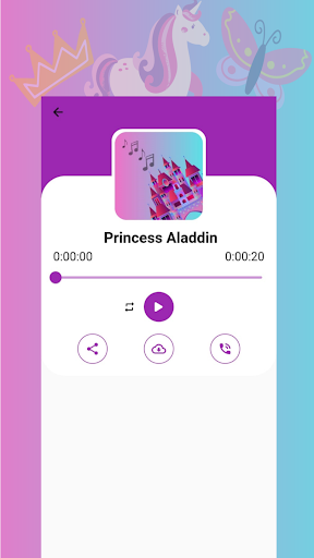 Princess ringtone - Image screenshot of android app