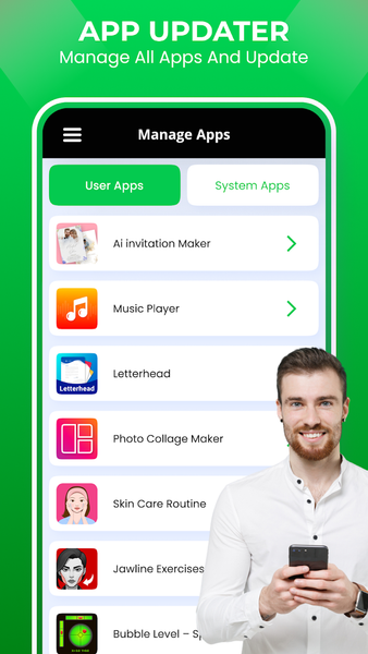 Software Update - Phone Update - Image screenshot of android app