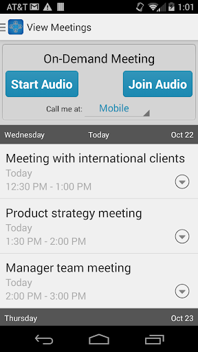 Mobile Conference Connect - Image screenshot of android app